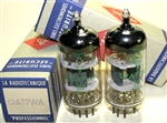 Brand New. MINT NOS NIB La Radiotechnique 12AT7WA 1969 Professional Grade with dual getter support. Suresnes Plant, Made in France. Very fine 12AT7 ECC81 tubes.
NOTE: Although tubes are from the same date/batch, etched text on the back is of 2 types.