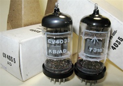 Brand New MINT NOS NIB Rare 1973 BRIMAR CV4035 Box Plate Military tubes. CV4035 Flying Lead is Premium Grade, High Reliability Long Life version of ECC83/CV492/CV4004/6057/12AX7 valves. STC Rochester Plant Date Codes. Made in England.